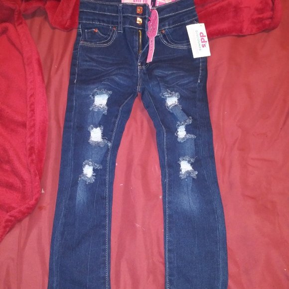 NWT Toddler Girl Ripped Jean - Picture 1 of 2
